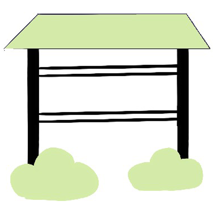 two tier trellis system